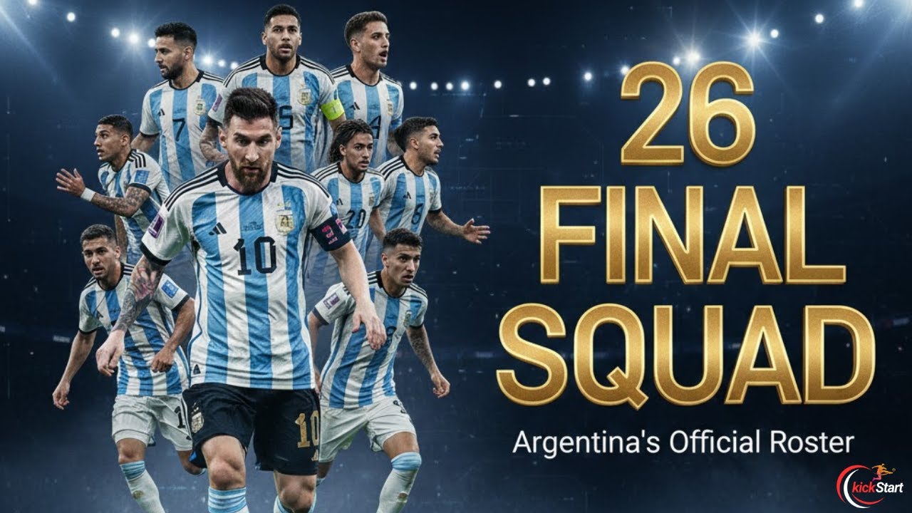 The 26 Chosen Ones: Argentina’s Final Squad for World Cup 2026!