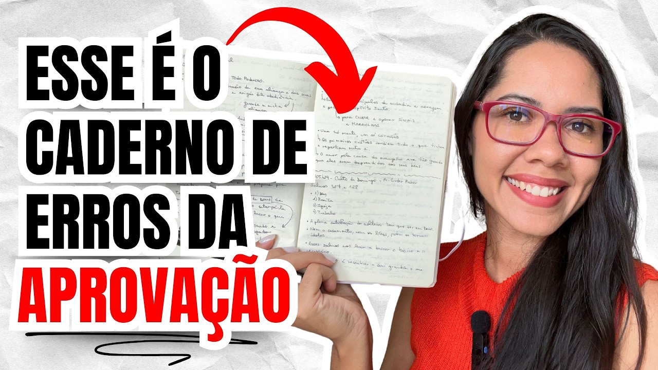 Como fazer um bom caderno de erros pra PASSAR na OAB | PASSO A PASSO