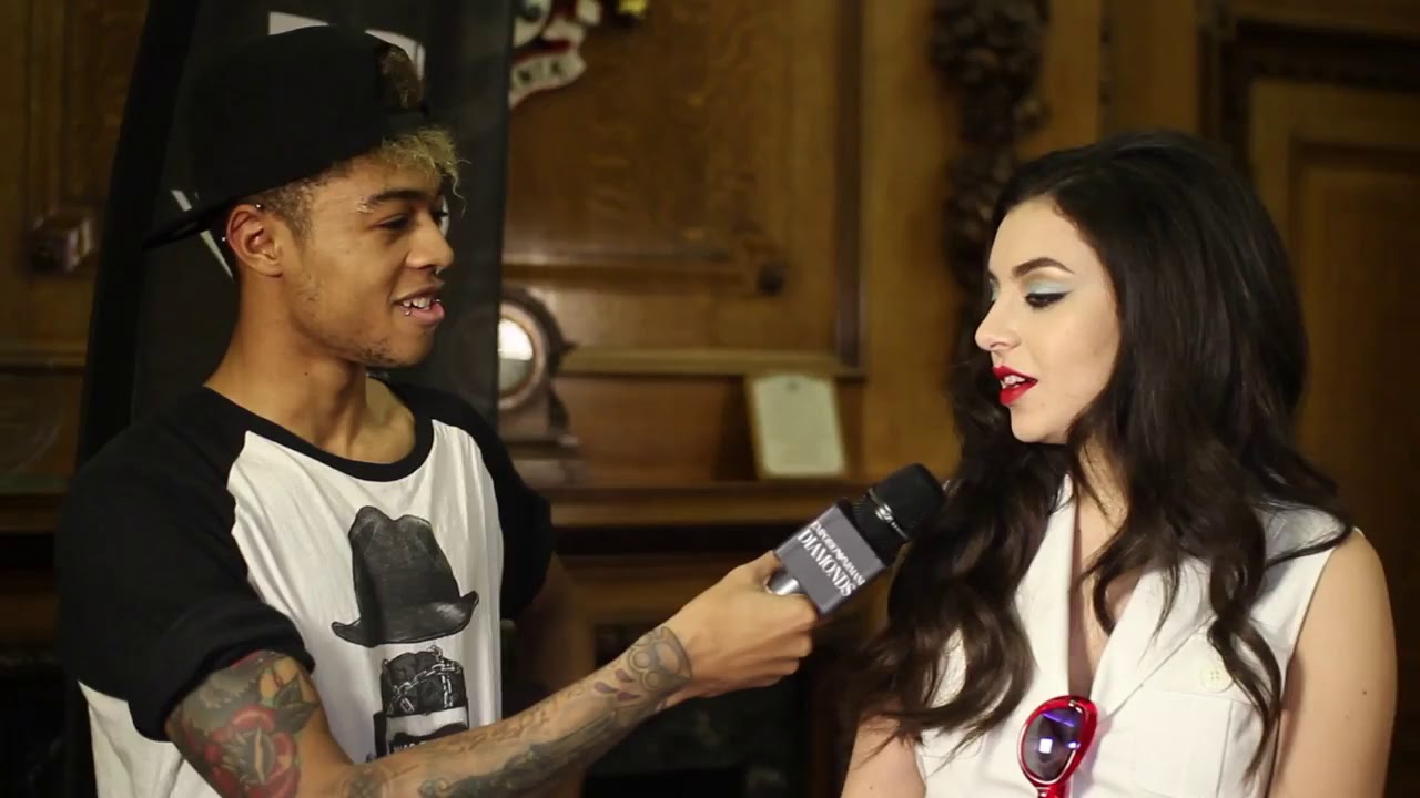 Meeting Charlie XCX at MTV Brand New  Mazzi Maz ad