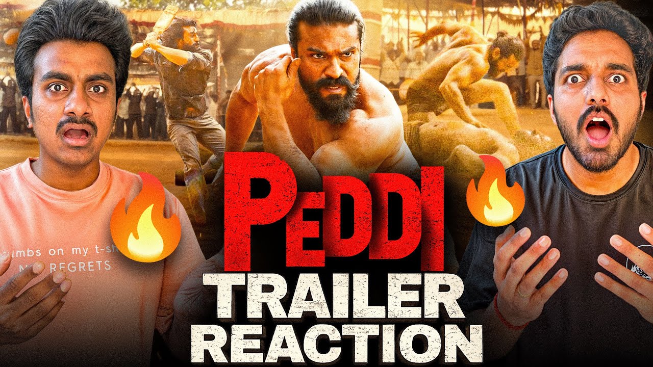 Peddi Official Trailer (Telugu) Reaction | Ram Charan | Janhvi Kapoor | A R Rahman | Buchi Babu Sana