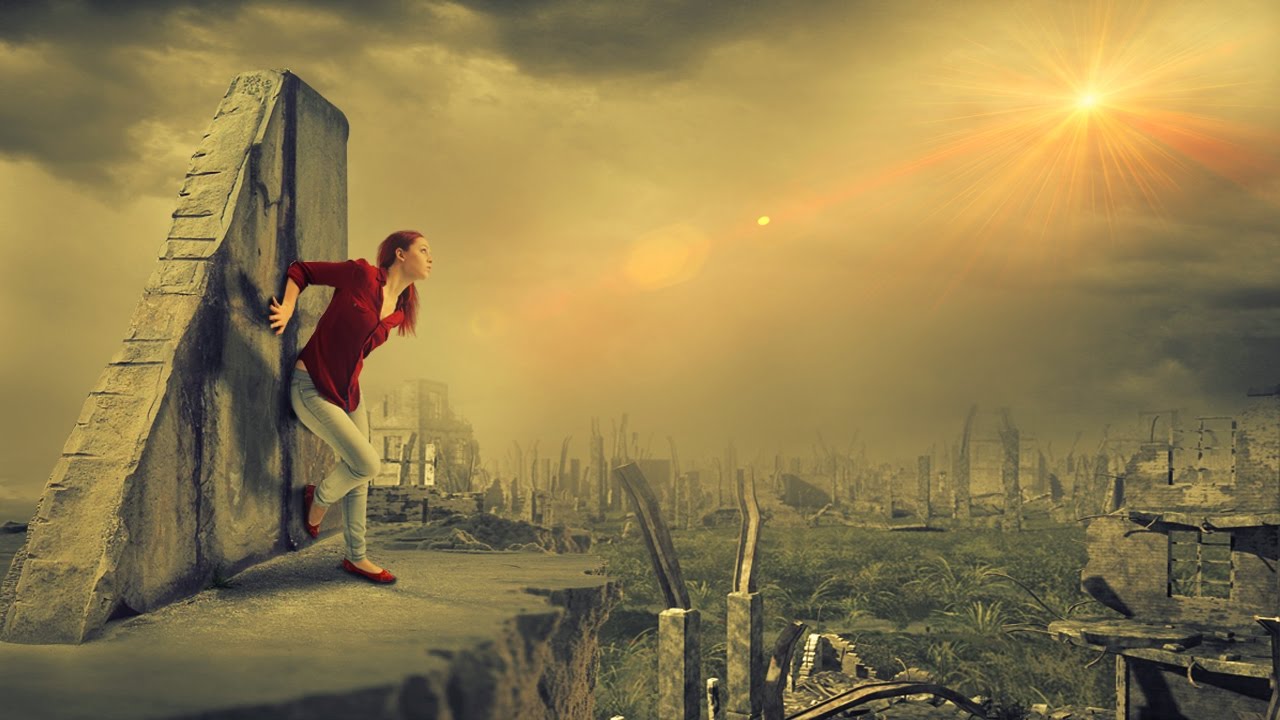 City ruins photo manipulation | photoshop tutorial cc