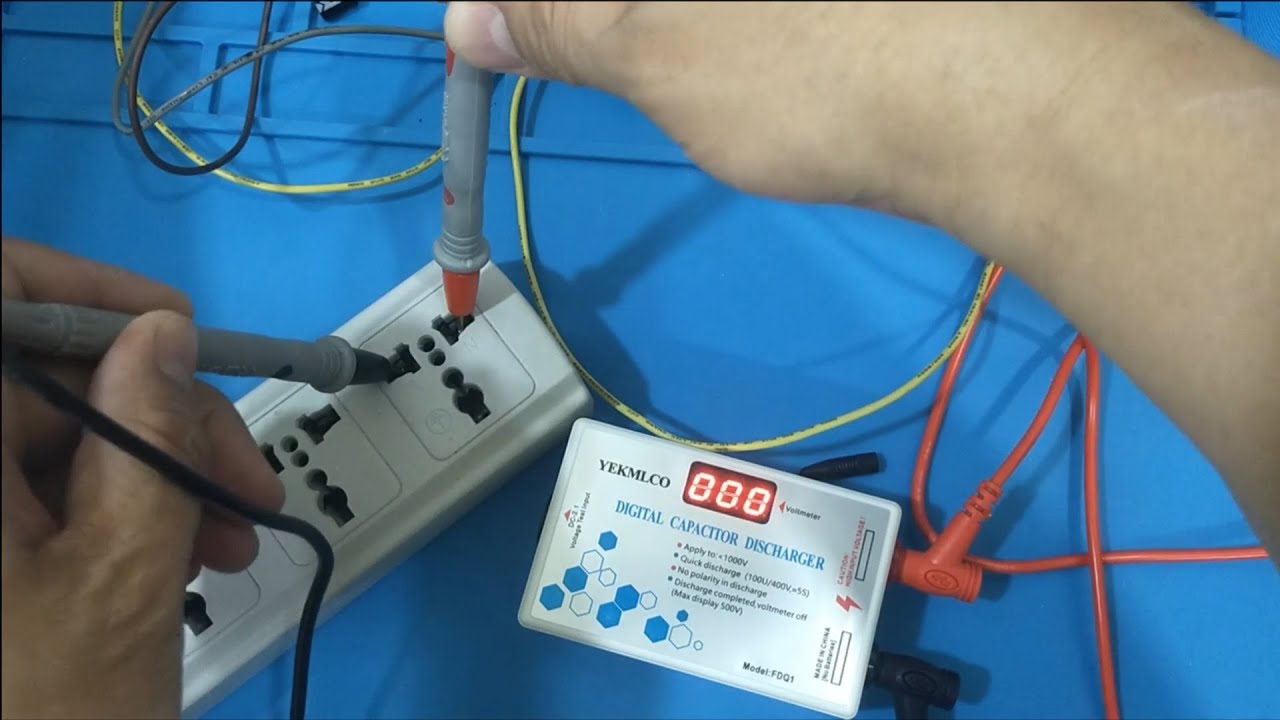 Digital Capacitor Discharger High Voltage Fast Discharging Tool (1000V) - Unboxing & Testing