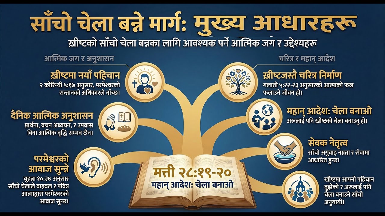 साँचो चेलापन | येशूका साँचो चेला कसरी बन्ने | आत्मिक जीवनदेखि सेवकाइसम्म | Full Discipleship Lessons
