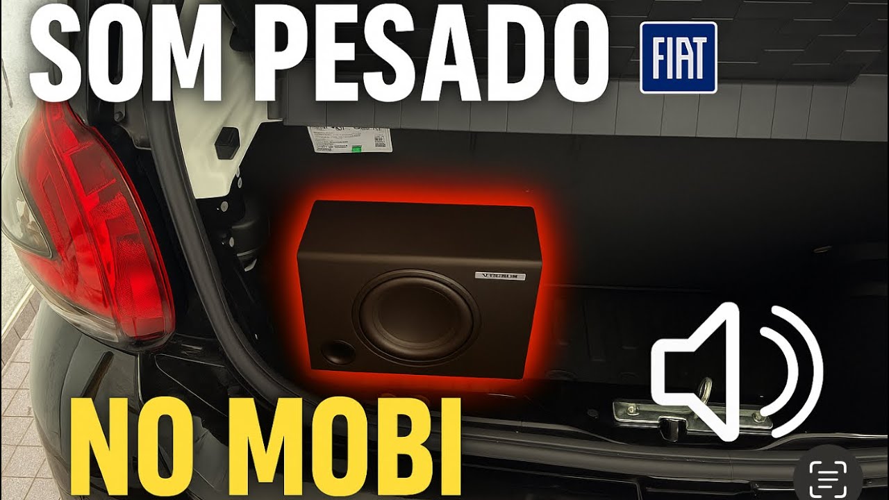 Instalamos um Subwoofer no Fiat Mobi – Muito Grave em Pouco Espaço!