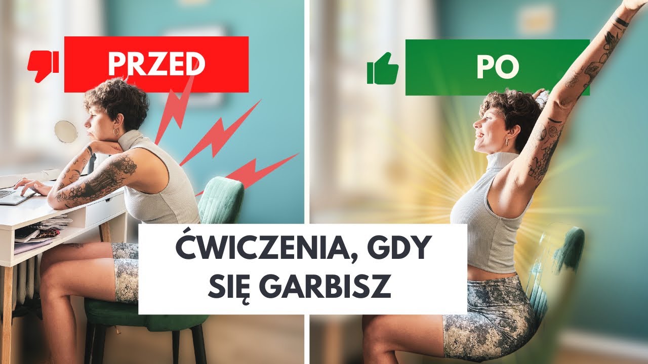 Garbienie się🫣 6 ćwiczeń w 8 minut