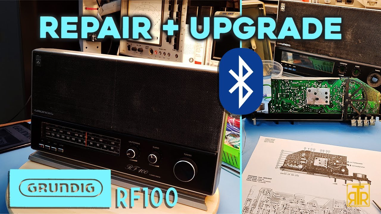 Repairing (and upgrading) a simple radio from 1983 - Grundig RF100
