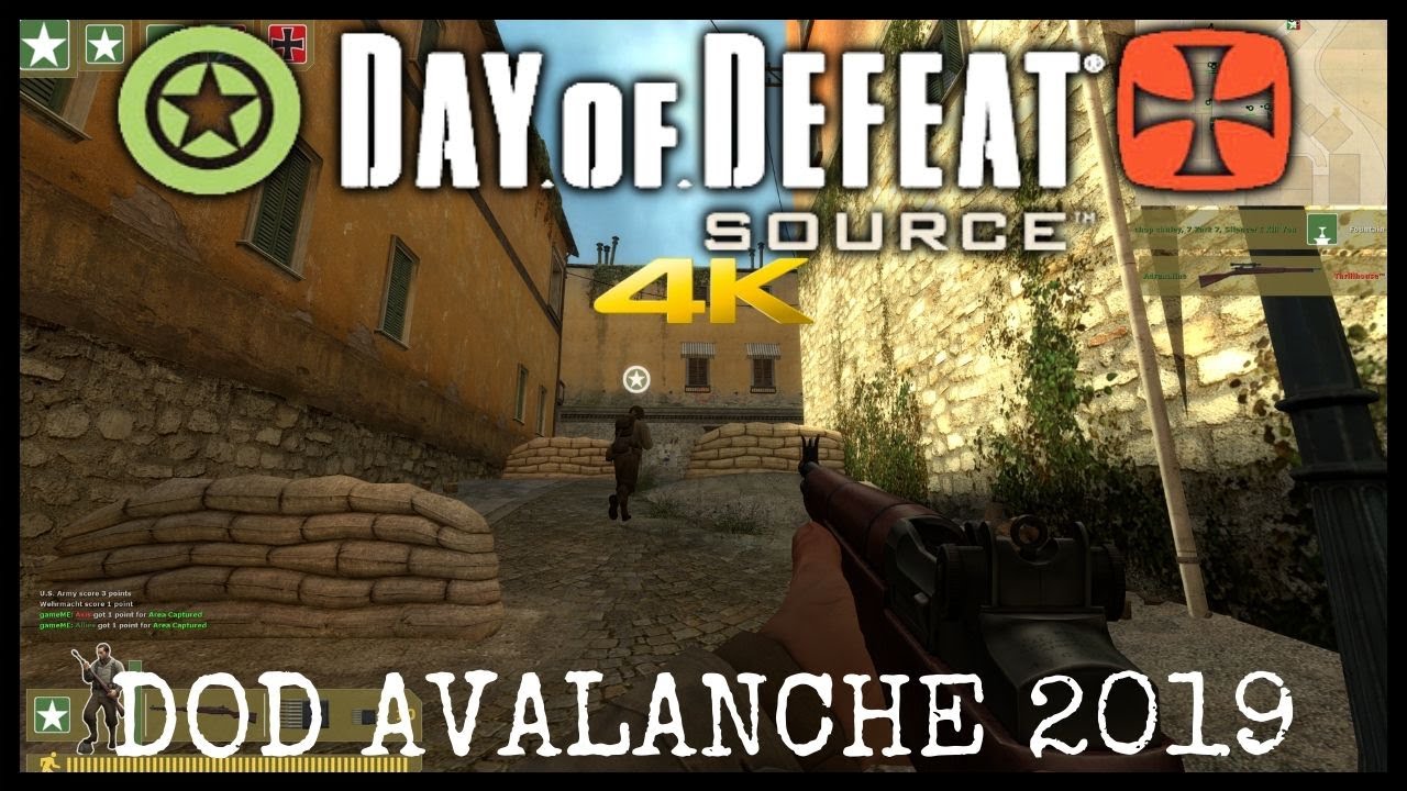 Day of Defeat Source 2019 Gameplay Dod Avalanche 4K