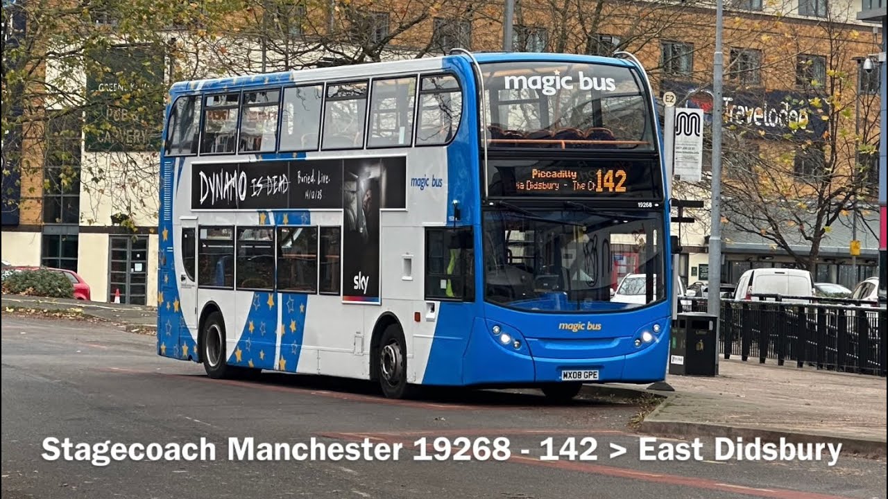 Stagecoach Manchester 19268 ADL Enviro 400 (Voith/€4) MX08GPE