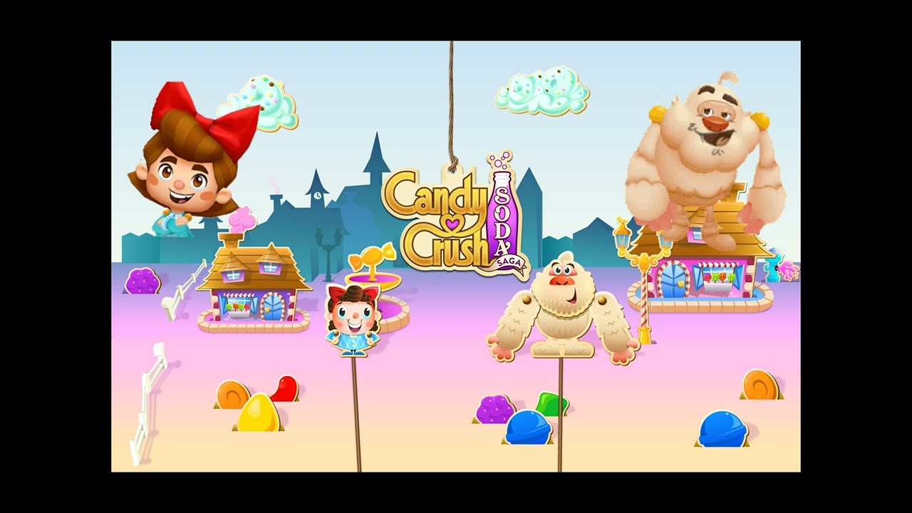 🥤 Candy Crush Soda Saga 👧 Kimmy's Arcade 🕹️ music in different pitches.