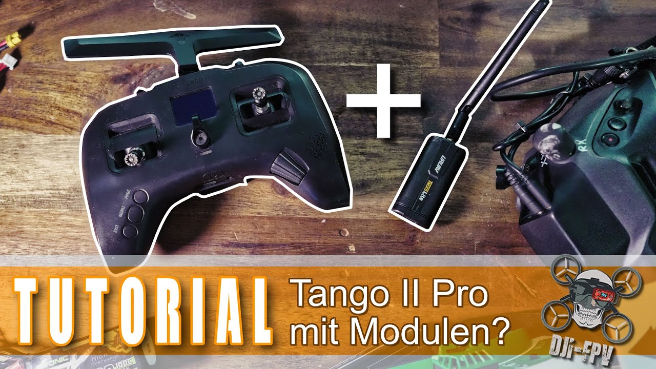 Tango 2 Modulschacht für ELRS und Multiprotokoll Modul anbringen  ( #DJIFPVDE | #FPV | #Drohne)