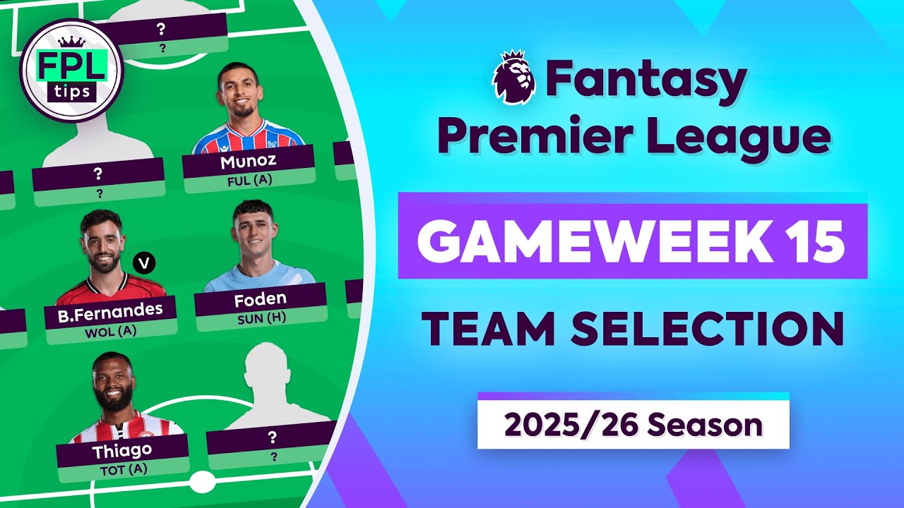 FPL GW15: ВЫБОР КОМАНДЫ | 4 трансфера! | 15-я игровая неделя | Советы по Fantasy Premier League 2...