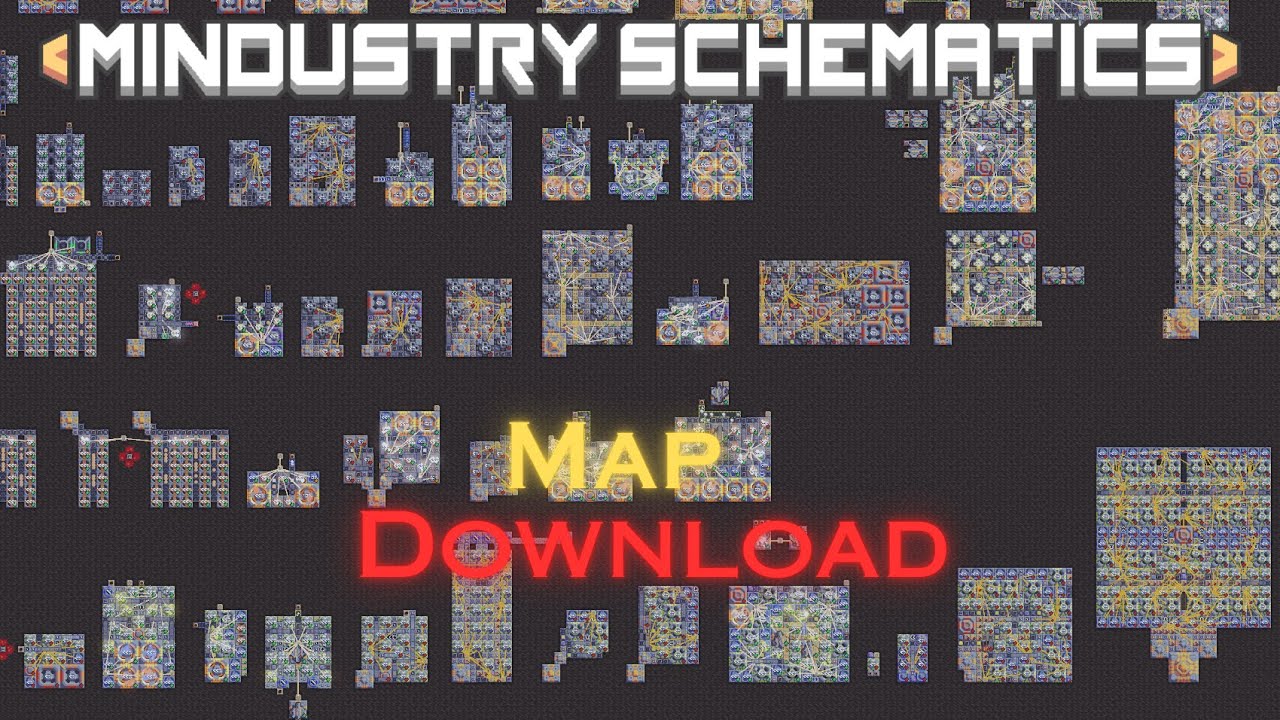 All of The Mindustry Schematics That You Need in One Video! (С русским переводом)