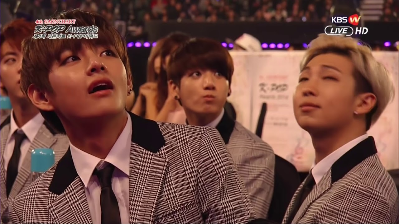 150128 가온차트KPOP어워드 방탄소년단(BTS) 깨알CUT(집착주의)