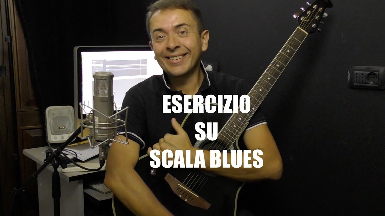 Tecnica per chitarra: Esercizio su Scala Blues