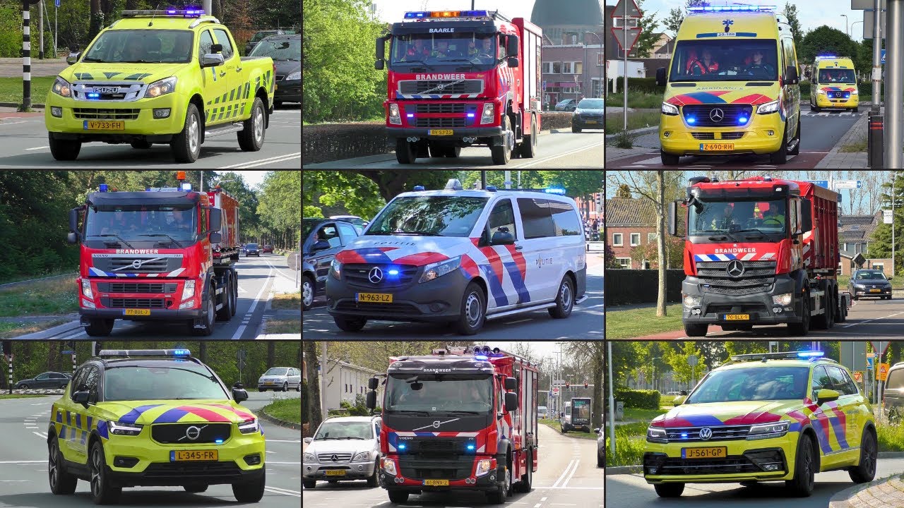 Vele Hulpdiensten met spoed onderweg in Noord-Brabant | Brandweer, Politie, Rijkswaterstaat en meer!