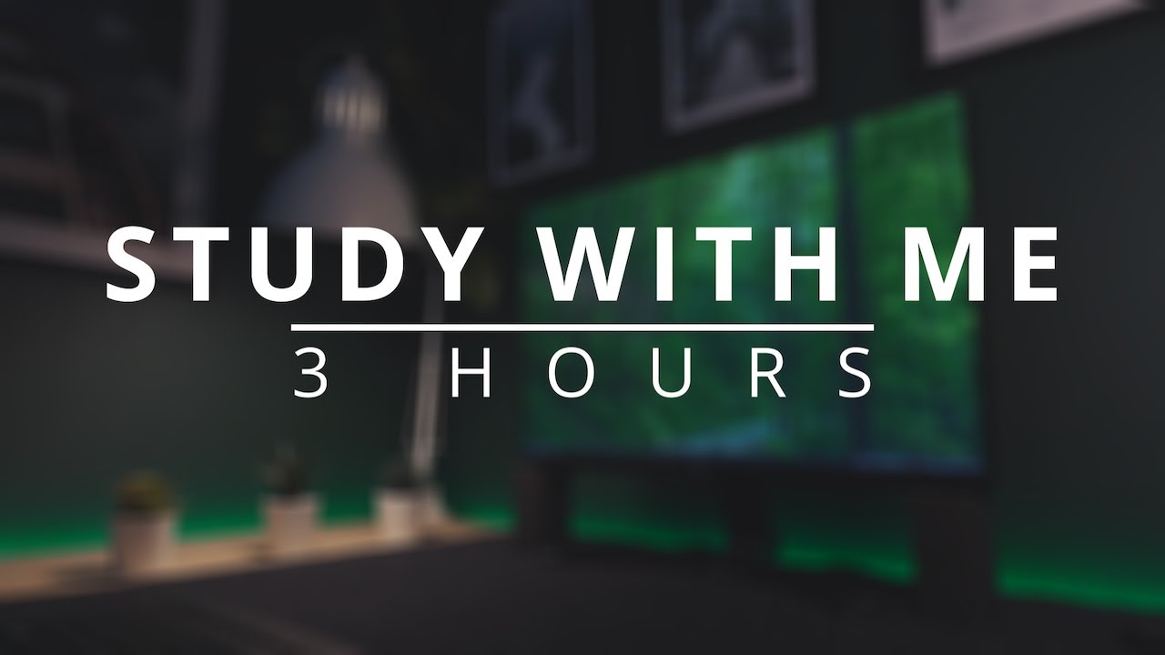 Study With Me #178 ☁️ | Chill Lofi Beats 🎶 | 3 Hours (45/15 pomodoro format) ⏰