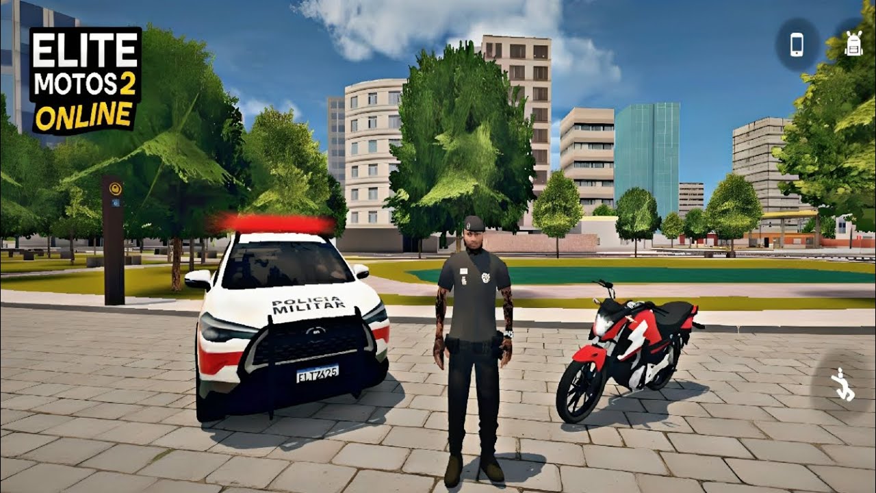 TRABALHO de POLICIA MILITAR e MOTO de GRAU no ELITE MOTOS 2 !! 