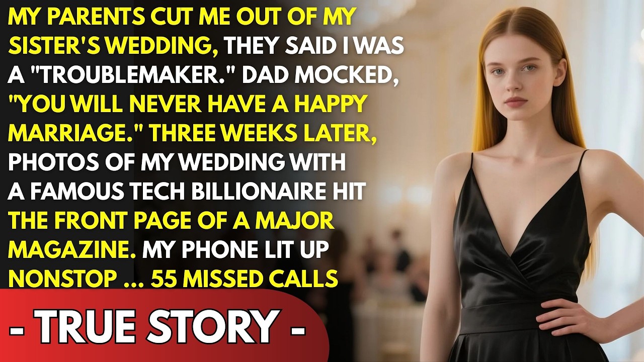 My Parents Cut Me From My Sister’s Wedding, They Said I Was a “Troublemaker.” So I…
