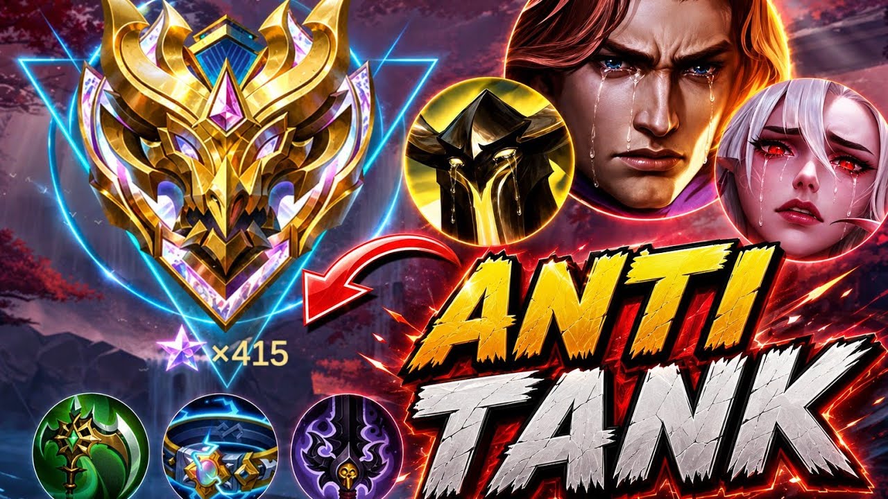 SUN TRINITY ROAM BUILD !! SOLO CARRY IN 415  IMMORTAL STARS ! 