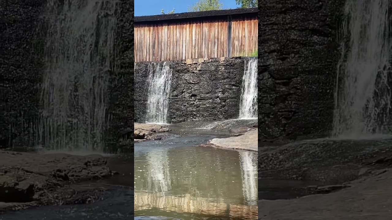 Water over the dam #waterfall all