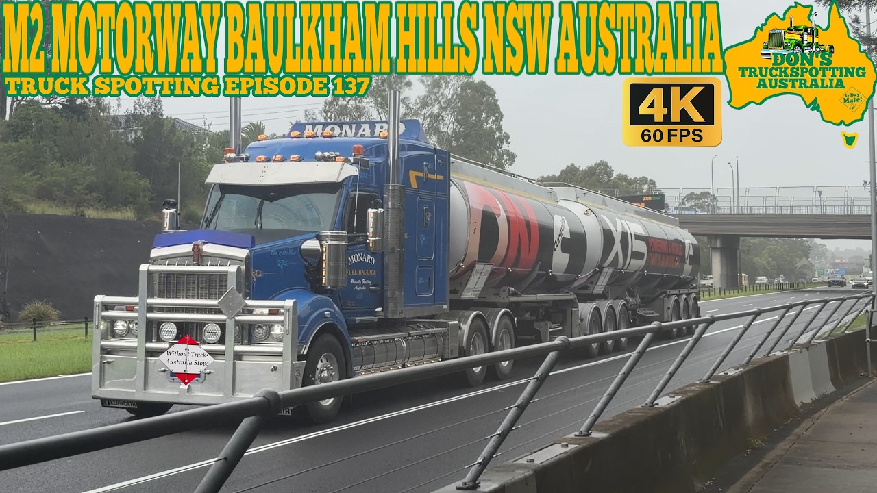 Don's Aussie Truck Spotting Episode 137 M2 Motorway Baulkham Hills NSW #truvckspotting #australia