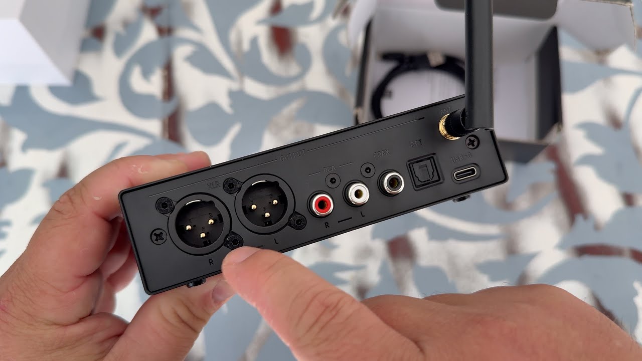 Профессиональный музыкальный ресивер Bluetooth 5.1, LDAC aptX HD, аудиофильский ЦАП, сбалансирова...