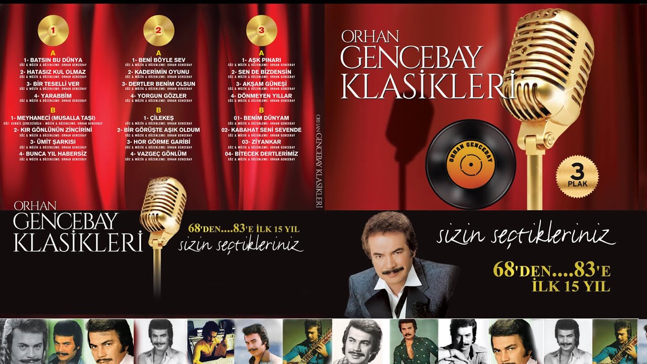 Orhan Gencebay Klasikleri 68'den...83'e ilk 15 Yıl Sizin Seçtikleriniz - Full Albüm - 4K