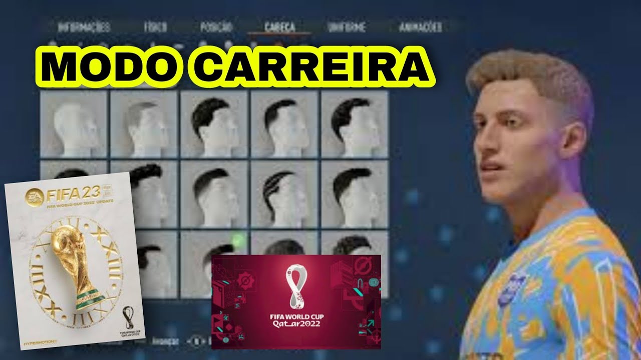 FIFA 23 CRIANDO MEU JOGADOR - MODO CARREIRA!