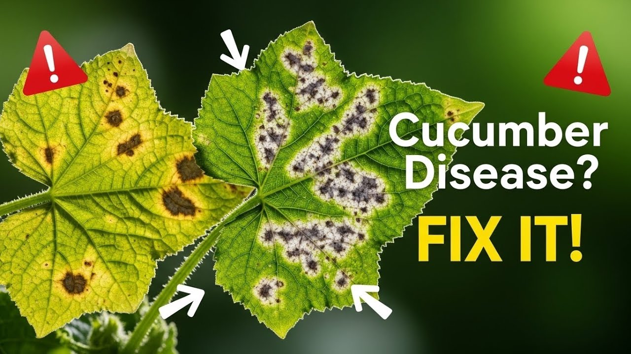 Cucumber Diseases and Treatment. #gardening #thehowtoacademy