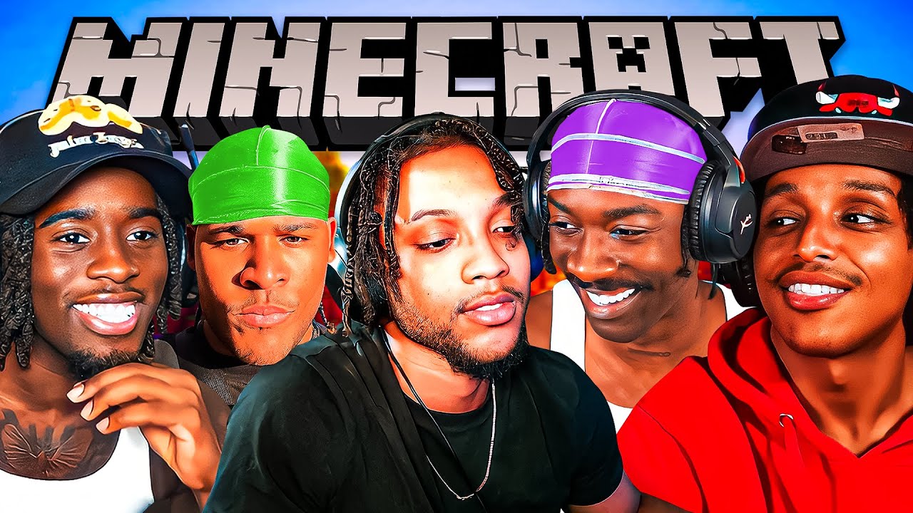 Minecraft With The Boys - Ft. Kai, Bruce, Agent & Fanum