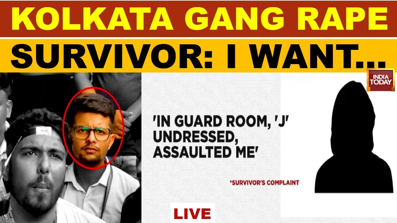 LIVE: Kolkata Gang Rape Case Survivor Says I Want Justice... | Kolkata Law College Rape Case LIVE