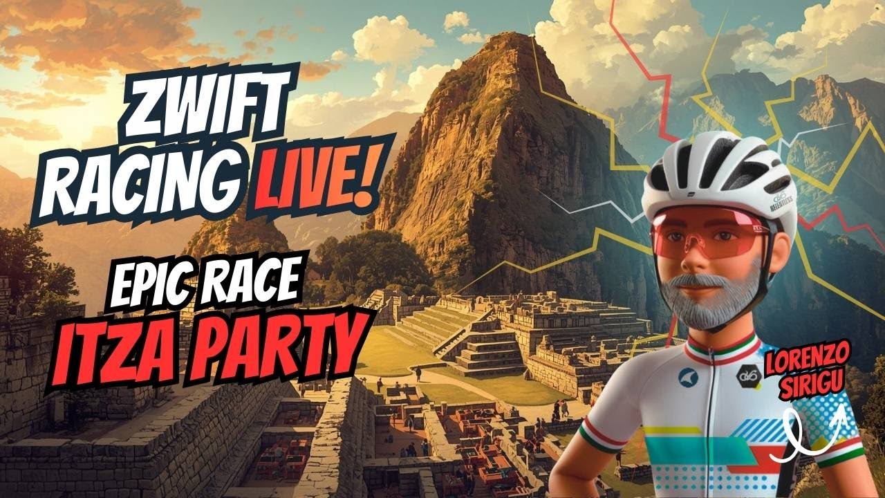 Zwift Epic Race | Itza Party | Explosive Racing in Watopia
