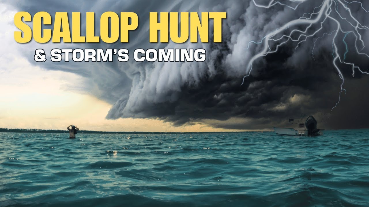 Scalloping Florida Bay until THIS Storm Chased Us Out...