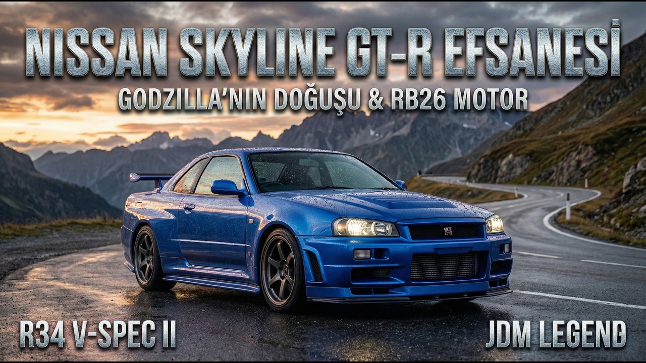 Nissan Skyline GT-R Efsanesi: Godzilla'nın Doğuşu ve Hüzünlü Sonu | R34 Hikayesi