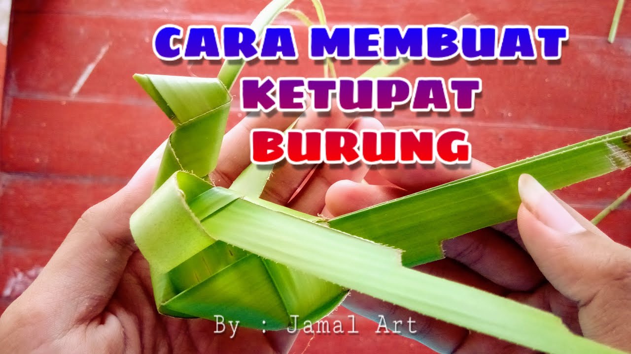 CARA MEMBUAT KETUPAT BURUNG