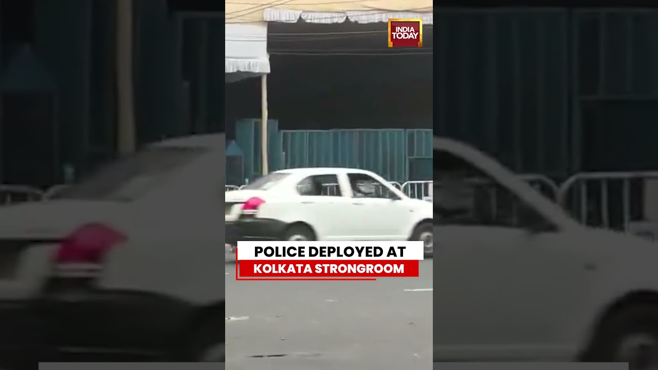 Bengal Election: Police Deployed Outside Kolkata Strongroom Amid EVM Tampering Allegations #evm