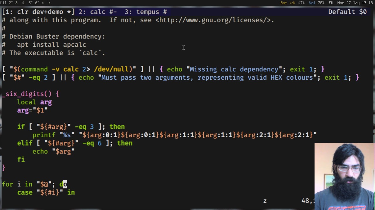 BASH: Find color contrast using parameter expansion (and more)