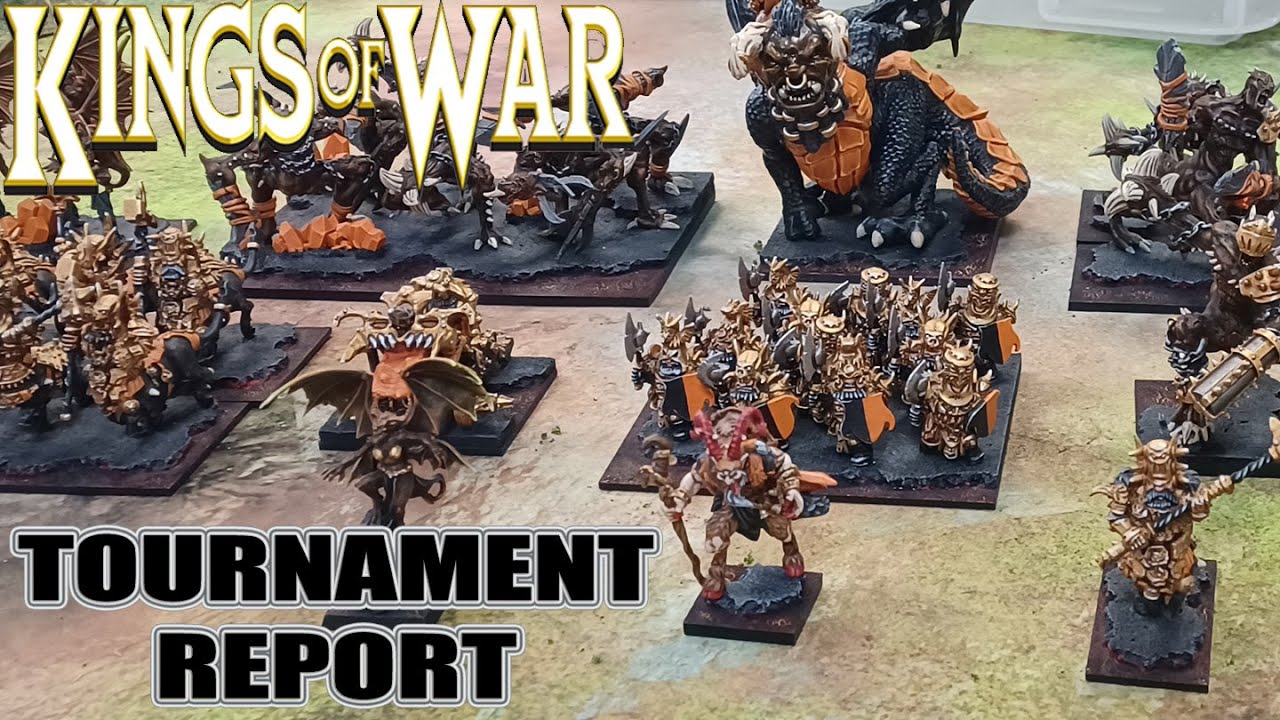 Cold Up North 2023 - Kings of War Tournament Report - Abyssal Dwarfs
