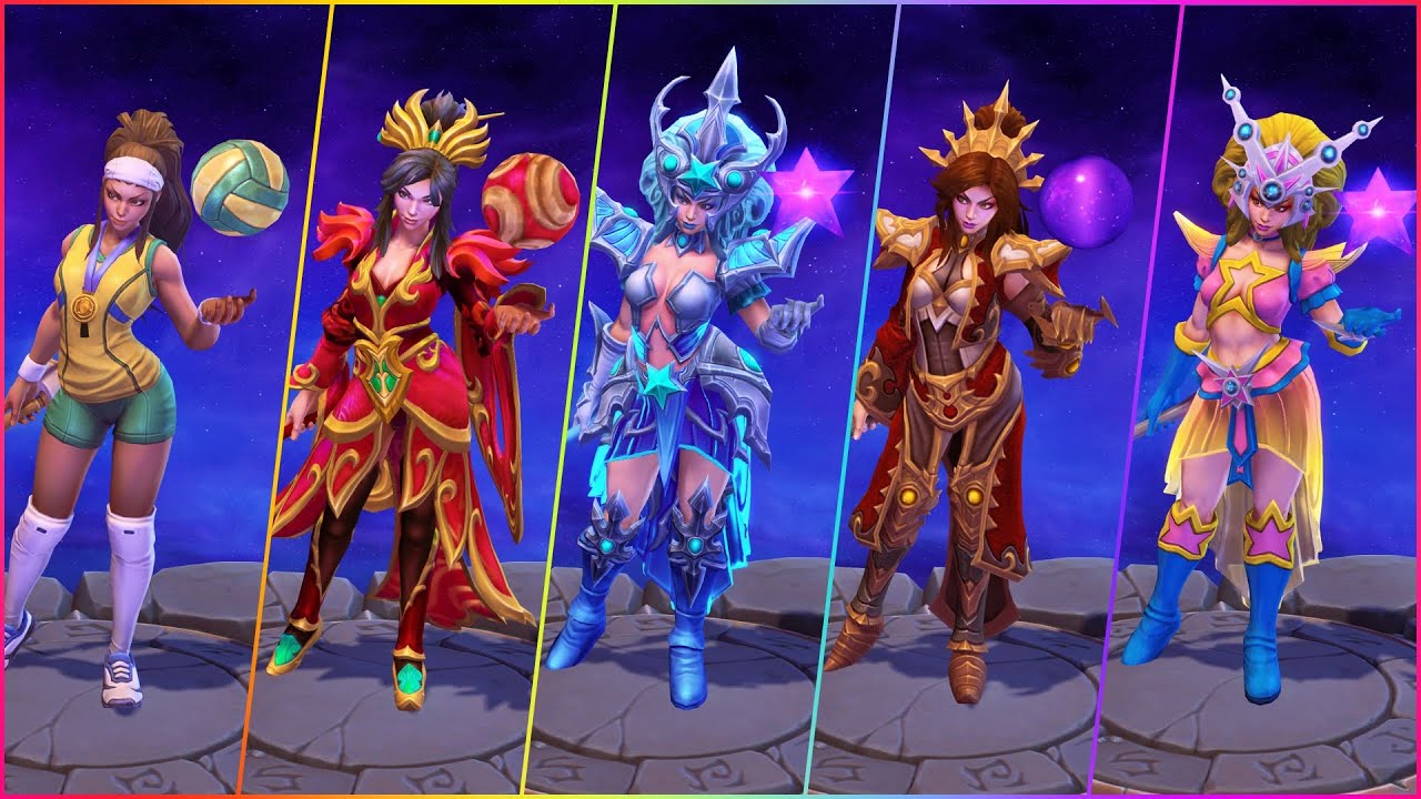 All Li-Ming Skins Showcase | Heroes of the Storm | 4K 60FPS
