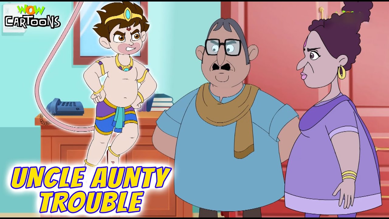 Selfie With Bajrangi SO1 - E01 | Uncle Aunty Trouble | Hindi Cartoon for Kids | #cartoons