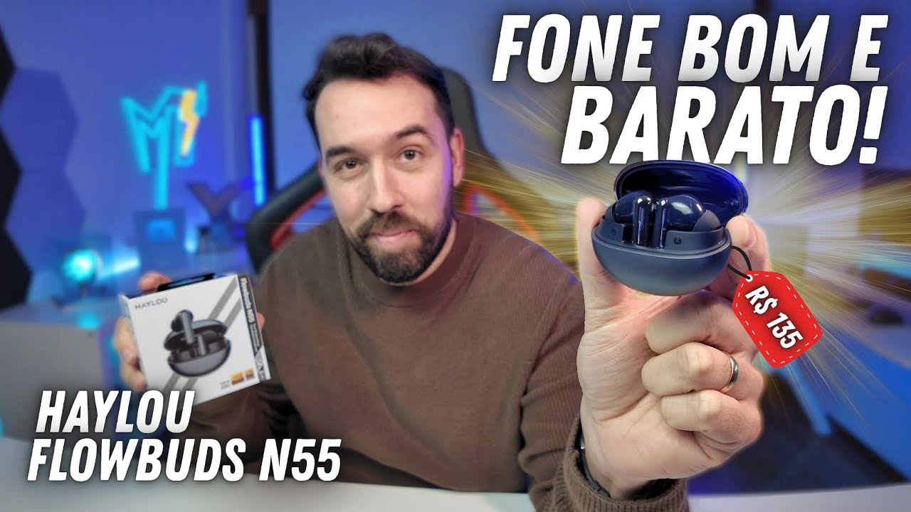 É O MELHOR CUSTO-BENEFÍCIO DE 2026 - HAYLOU FLOWBUDS N55 COM SUPER DESCONTO