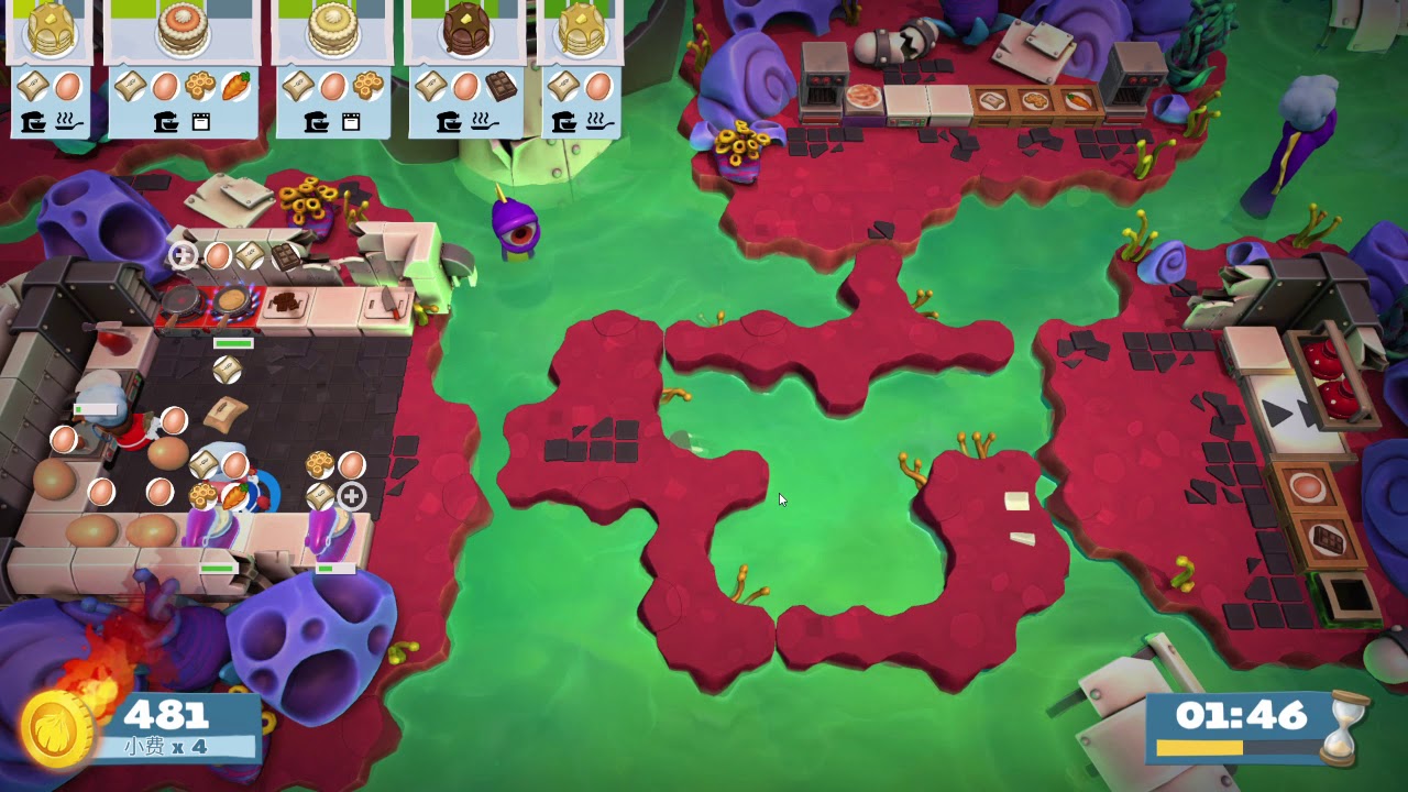 【overcooked2】【world record】story 6-2 2players 1453
