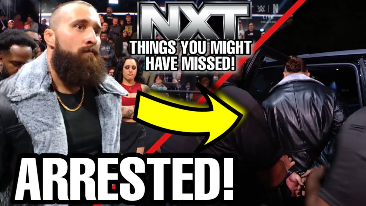 TONY D’ANGELO ARRESTED! TATUM PAXLEY SUSPENDED! JOE HENDRY SPAWNS! WWE NXT 