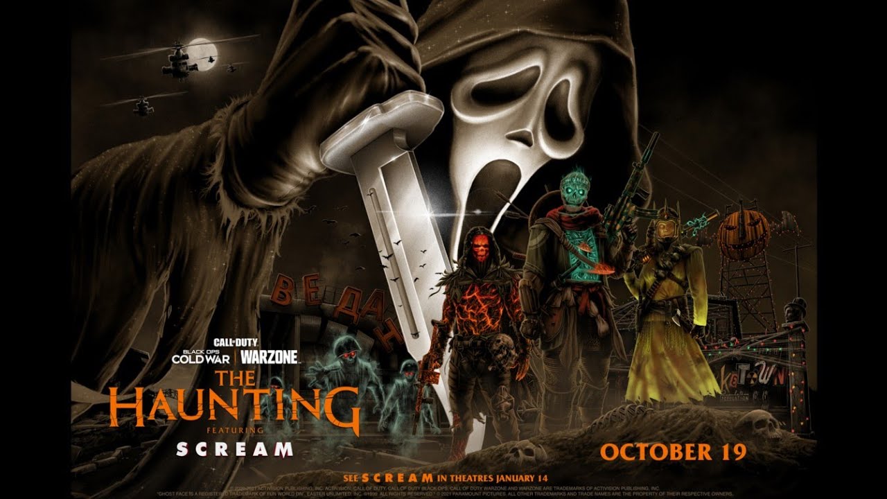 Call of duty cold war the haunting event (Scream Bundle)