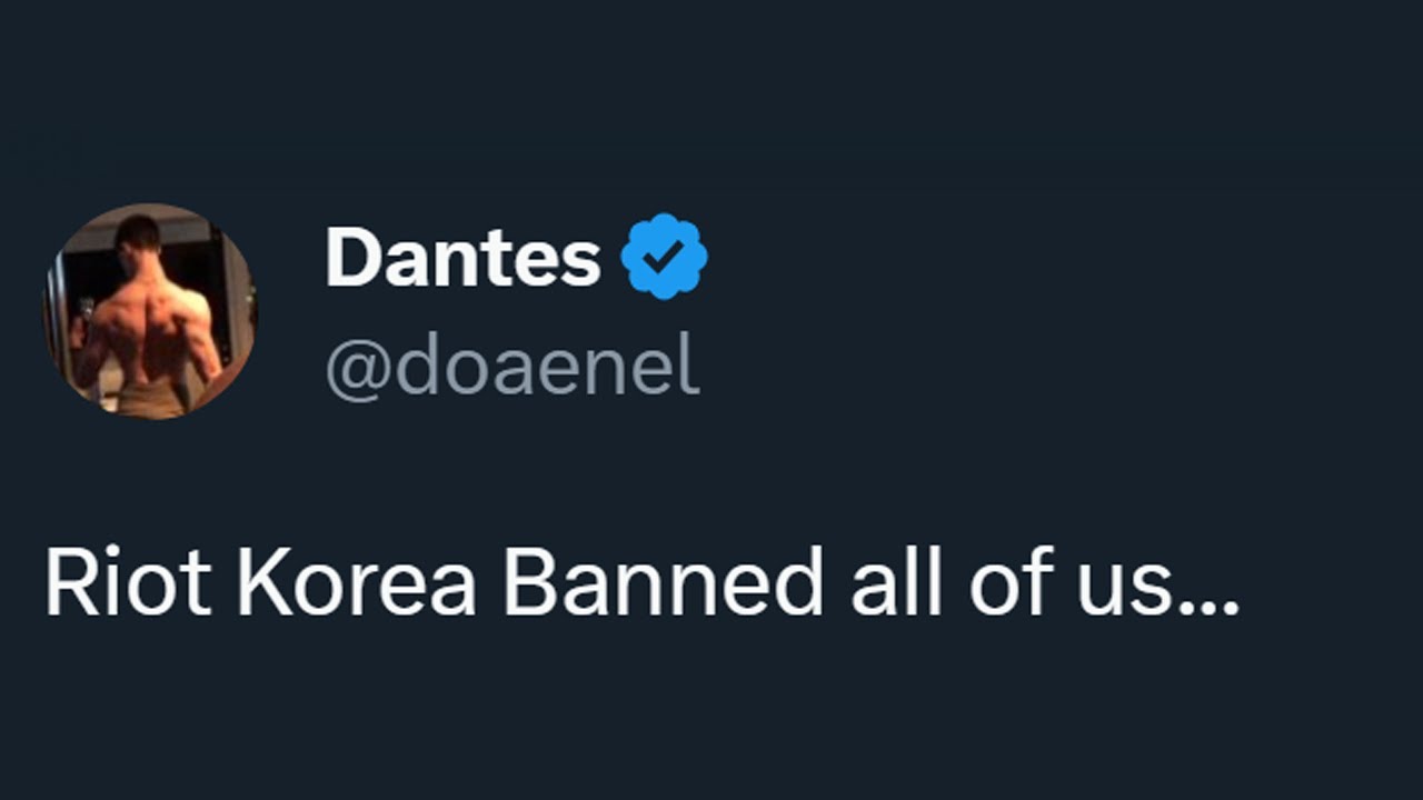 Dantes TFBlade and Others Permabanned in Korea