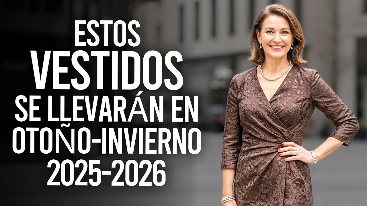 TENDENCIAS de VESTIDOS Otoño Invierno 2025/2026 - Estos Vestidos se van a Llevar!