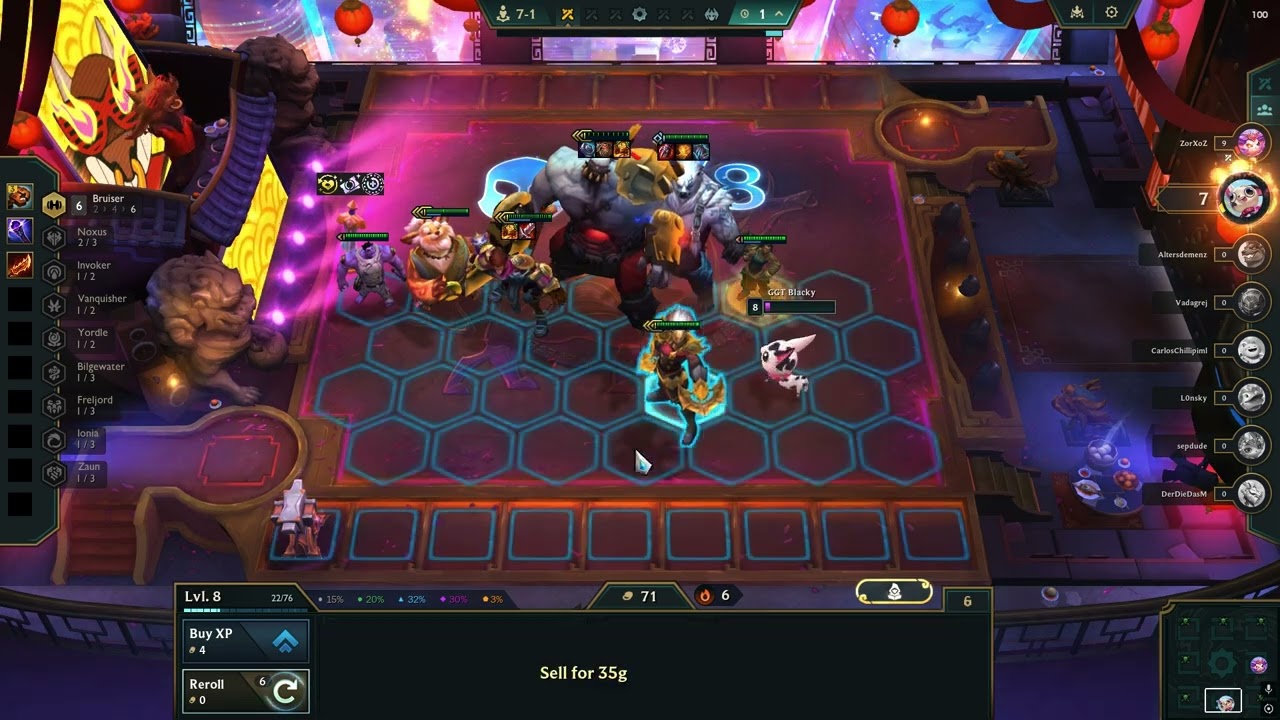 My 6 bruisers got 256 rolls with Hefty Rolls, Prismatic Ticket and Commerce Core.