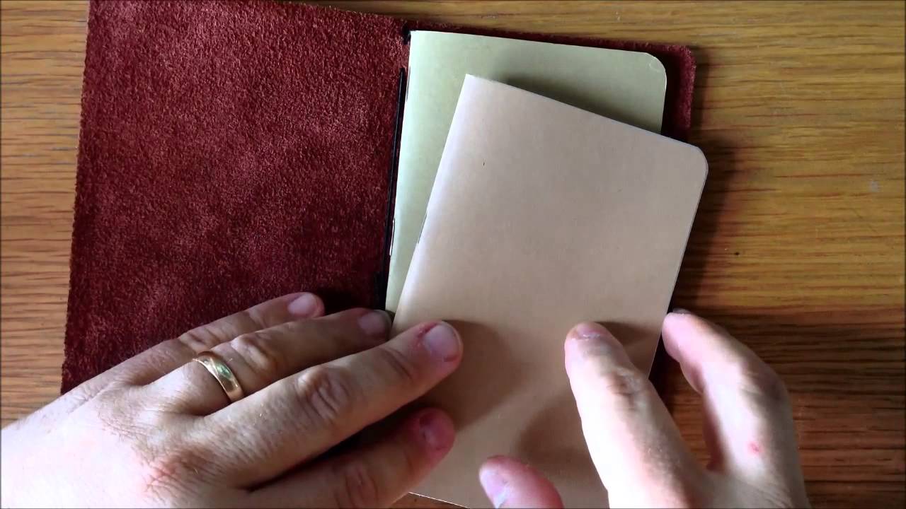 How to use a DIY Traveler's Notebook