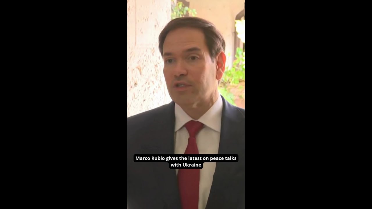 Marco Rubio gives the latest on peace talks with Ukraine