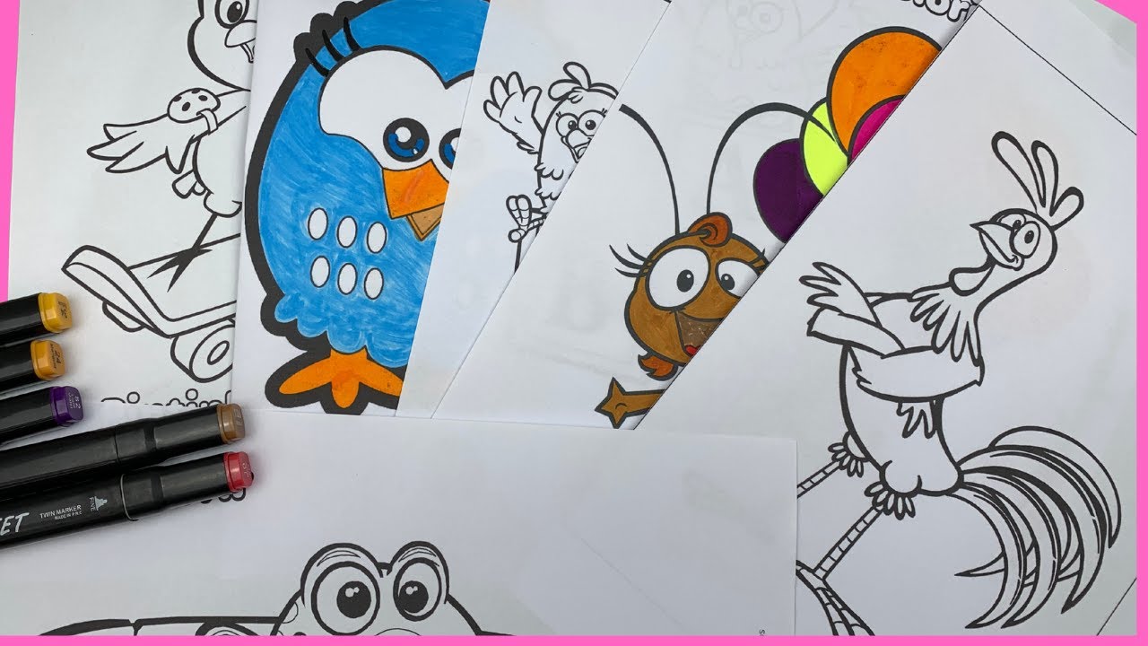 Colorindo toda turma da galinha pintadinha.#galinhapintadinha #pintinhoamarelinho #colorindodesenhos